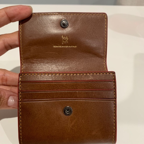 Coach Water Buffalo Leather Coin Wallet - Picture 3 of 8